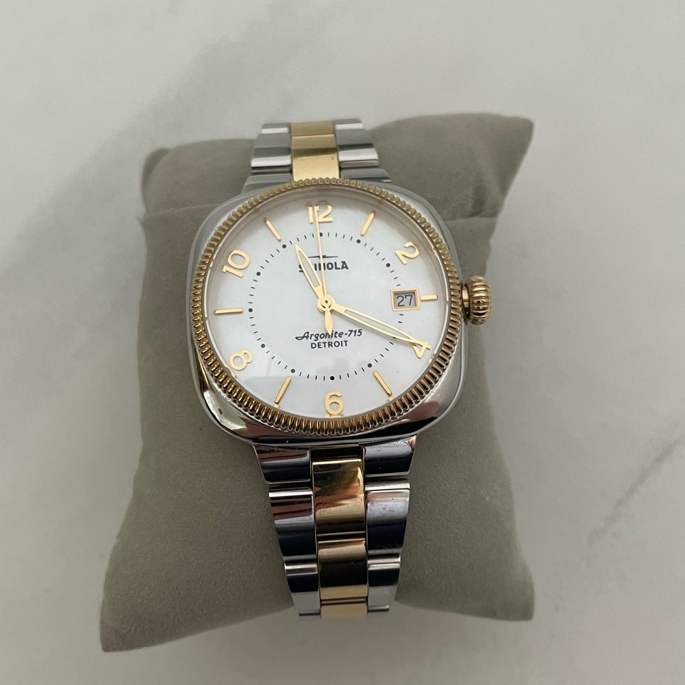 Shinola Two-Tone Argonite-715 watch
